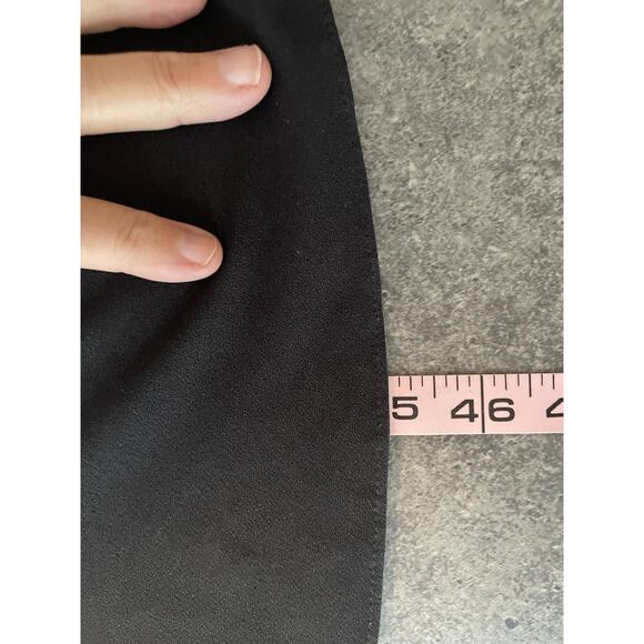 Vintage Black Dress 16 Maxi Whimsigoth Pleated Tiered Cocktail Event NYE Mature - Picture 8 of 9